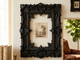 Cadru baroc rococo - Vitrina din abanos, imprimat 3D în PLA negru mat
