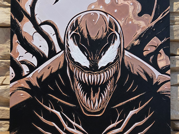 Venomous Beauty: PLA 3D Printed Marvel - Venom Hueforge