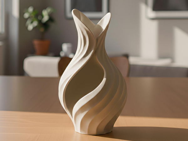 Spiralvase - Modern 3D Printed PLA Decorative Vase
