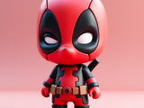 Figurină Deadpool printată 3D din PLA - Erou de benzi desenate personalizabil