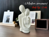 Ornamente PLA imprimate 3D, Design Modern - Sculptură Abstractă Iubiți
