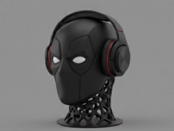 Deadpool Headphone Stand - 3D Printed in PLA