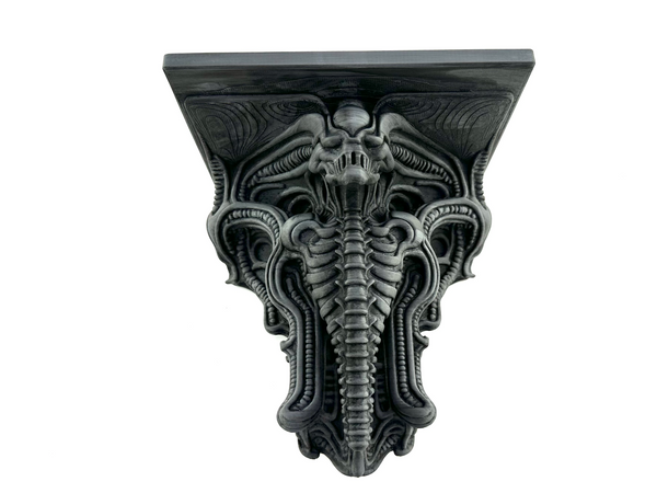 Xeno style wall shelf - H.G. Giger Style