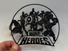 Artă de Perete Decorativă Printată 3D PLA - Eroii MARVEL