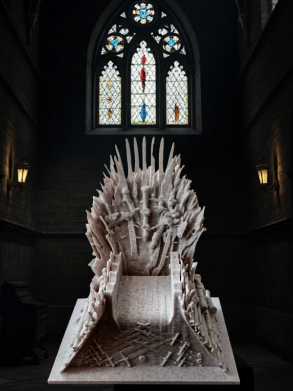 Iron Throne - Game of Thrones Inspired PLA 3D Print Model