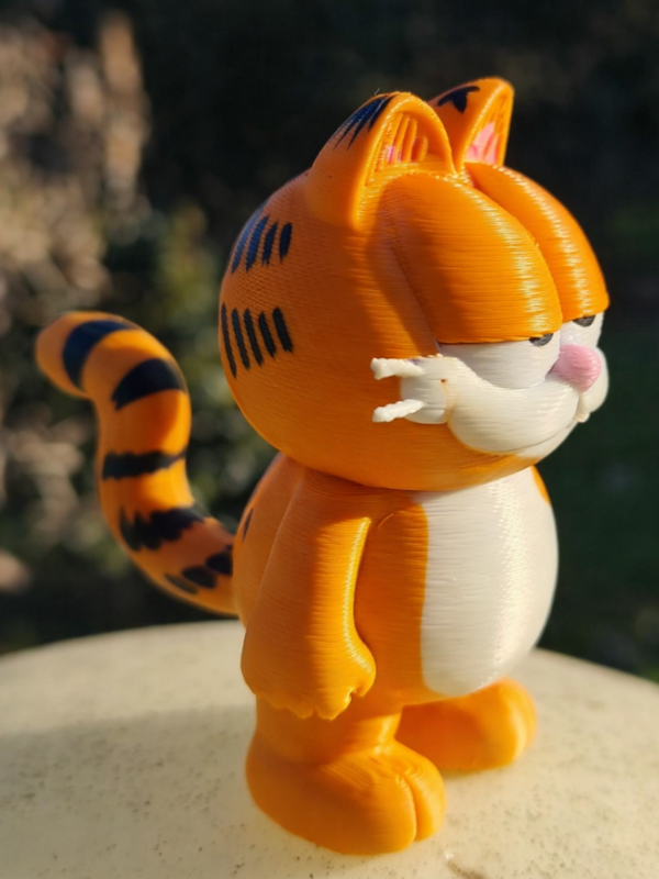 Figurină personalizată Garfield din PLA - Realizată manual cu dragoste
