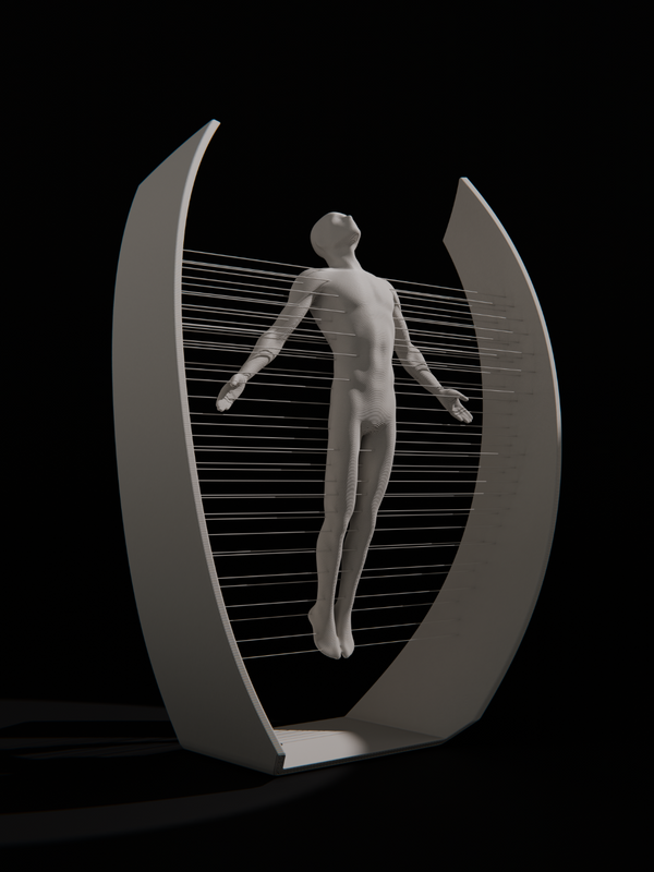 Transcend - Unique 3D Printed PLA Art Piece