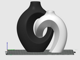 Vază Mini PLA printată 3D pentru flori uscate sau pene
