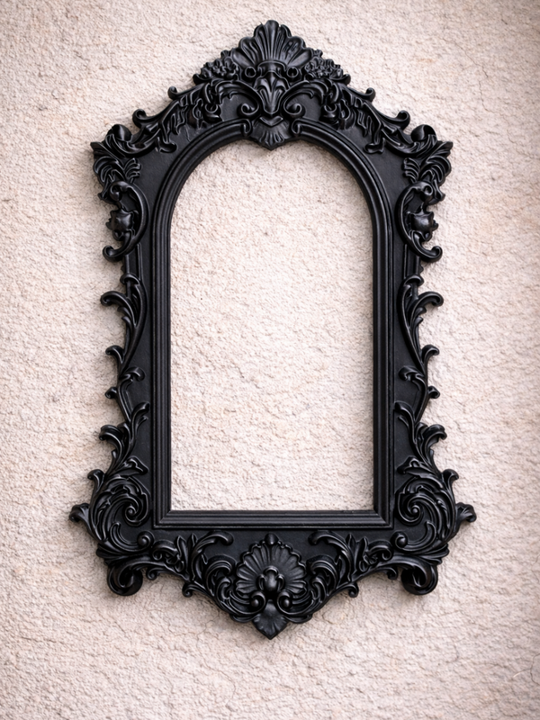 Elegant PLA Ornate Gothic Arched Frame - Baroque Wall Decor