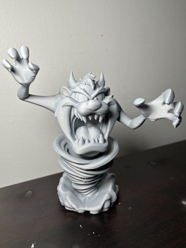 Taz in a Whirlwind: High-Detail Looney Tunes Bust