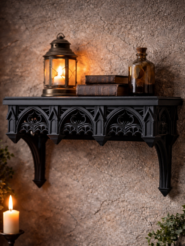 Gothic Cathedral Shelf: Sacred Architecture in Durable PLA