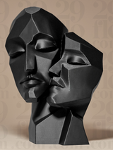 Sculptură unică de chipuri din PLA - Artă personalizabilă printată 3D