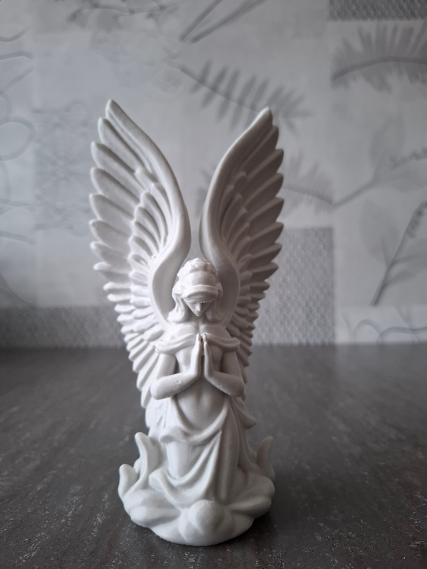 Angel Contemplation - Beautiful PLA 3D Printed Art Piece