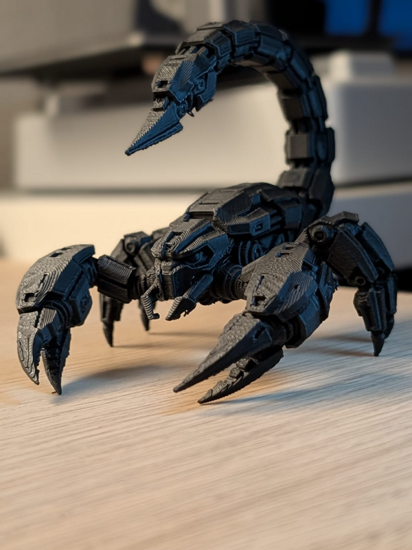 Intricate Robot Scorpion - 3D Printed in PLA