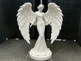 Statuetă Înger din PLA Alb – Artă Personalizată Imprimată 3D