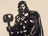 Artă de perete Thor Marvel imprimată 3D - PLA durabil