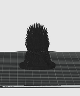 Tronul de Fier din PLA - Replică 3D imprimată din Game of Thrones