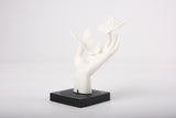 Ethereal Beauty: Butterfly Hand Sculpture - Elegant Decorative Art Made from PLA