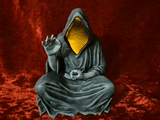 Suport pentru lumânări LED Meditating Reaper 2 – printat 3D din PLA, lucrat manual