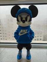 Custom 3D Printed Mickey Mouse Figure - PLA Material, Streetwear Style