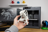 Statuetă Alien Xenomorph lucrată manual din PLA - Obiect de colecție horror SF