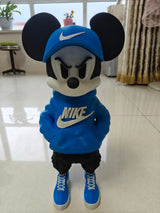 Custom 3D Printed Mickey Mouse Figure - PLA Material, Streetwear Style