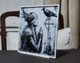 Rugăciuni către Zeii Străvechi - Figurina imprimată 3D HueForge 3 culori PLA
