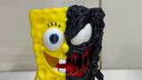 Venom multicolor se întâlnește cu Bikini Bottom: Figurină personalizată SpongeBob imprimată 3D (PLA)