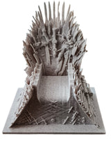 Tronul de Fier Imprimare 3D - PLA - Obiect de colecție inspirat de Game of Thrones