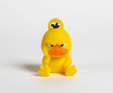 Mini rață supărată imprimată 3D - PLA Desk Buddy și breloc
