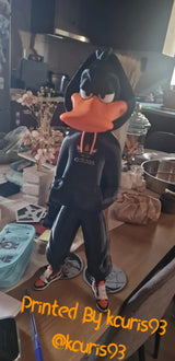 Kit Urban Daffy Duck complet negru - Figurină personalizată printată 3D din PLA
