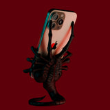 Suport de telefon durabil din PLA, model Alien Facehugger - Compatibil cu toate telefoanele