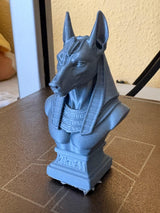 Anubis Guardian of the Underworld Bust cu detalii înalte - Imprimat 3D în PLA durabil