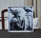 Rugăciuni către Zeii Străvechi - Figurina imprimată 3D HueForge 3 culori PLA