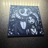 Coșmar înainte de Crăciun Portretul lui Jack și al lui Sally - Figurină PLA personalizată, imprimată 3D